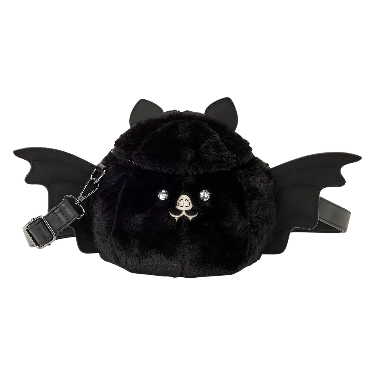 Loungefly Plush Bat Figural Crossbody Bag