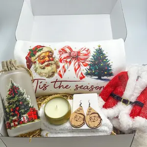Christmas Gift Box Holiday Present Christmas Care Package Holiday Sweater Christmas Decor Holiday Sweatshirt Christmas Cup Hot Cocoa Santa Claus Sweatshirt Christmas Gift Best Friend Gift Box Sister Present Girlfriend Gift Box