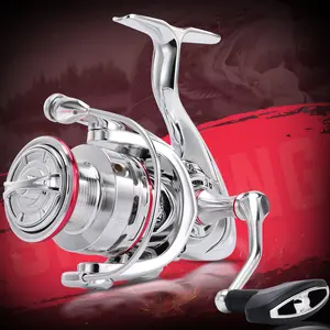 Sougayilang Saltwater CNC Aluminum Spool, Oversize Grip, 5.5:1 Ratio, 11+1 Stainless-Steel BB, Fishing Reels, Spin Cast PEX Tackle Storage