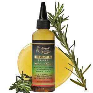Hair Growth Oil & Scalp Serum – Pure Batana Oil, Rosemary & Castor Oil for Thinning Hair, Edges, Dry Scalp & Fuller-Looking Hair, 100ml - Ocean View