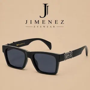New 2026 Retro Locs with Metallic or Gold Logo Trim Stylish Fashion Trending Hardcore Sunglasses unisex
