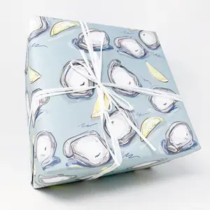 Half Shell Oyster Gift Wrap