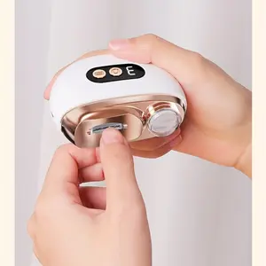 2-in-1 intelligent electric nail clipper and nail polishing tool, USB rechargeable, featuring anti-cut injury protection, grinding and lighting functions. Suitable for nail art, nail filing, polishing and shaping, it is an ideal gift.