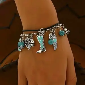 Country & Western Charm Bracelet