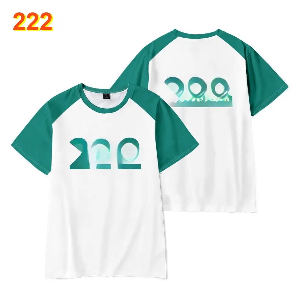Children's green short sleeved 222