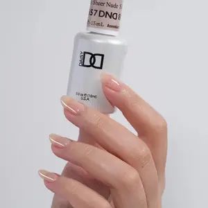 DND 857 Sheer Nude Gel and Lacquer Duo nail care nail art sheer color