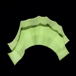 Silicone Swimming Fins Flipper Men Women Child Swim Pool Sport Professional Training Finger Hand Webbed Gloves Paddles Equipment NONE