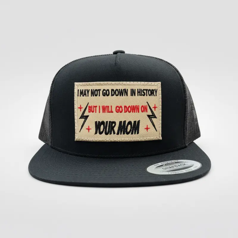 I May Not Go Down In History Mom/ Dad Hat - multiple hat options to choose from Snapback Casual Summer Hat