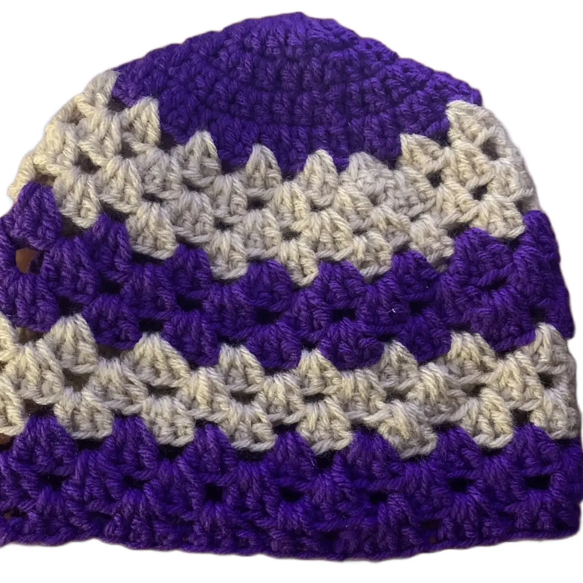 Handmade crochet beanie hat for girls