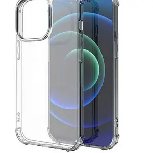 Clear Silicone Case for iPhone 11 Pro Max - Thick Edges for Protection