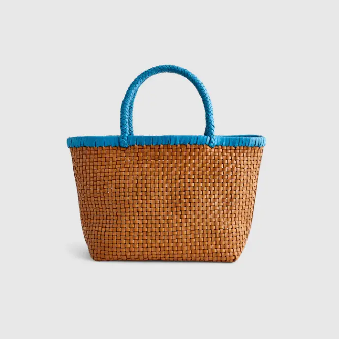 Madewell Signature Woven Mini Tote Premium Leather Designer Bag
