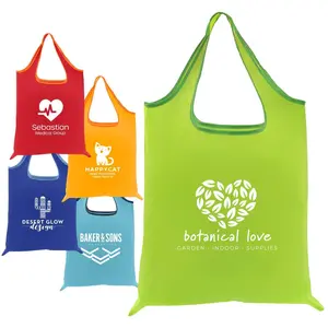Customized Florida Shopping Tote Bag Polyester printed with your logo - 50 QTY
