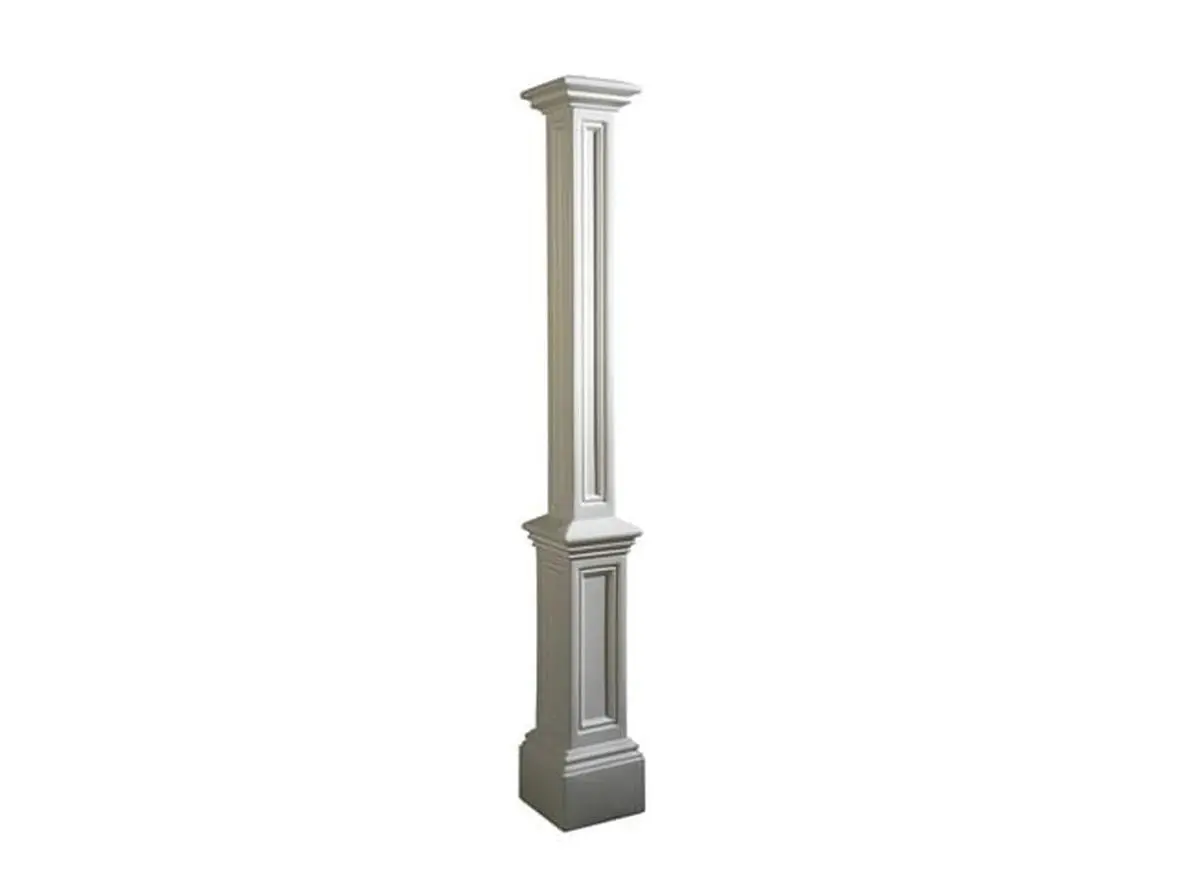 MAYNE 5837W Signature Lamp Post- White no mount