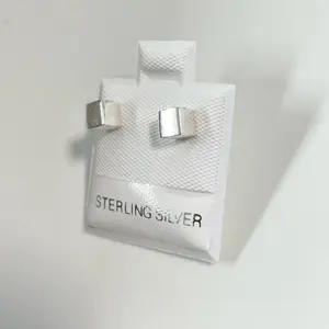 Sterling Silver 925 Cube Stud Earrings Jewelry