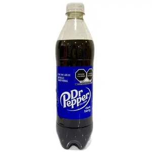 Dr Pepper Dark Berry 600 mL Bottle - Mexico Exclusive Flavor Refreshing Soda Drink