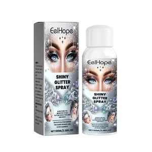 EELHOPE Glitter Glitter Spray Hair Body Highlight Shimmer Prom Party Holiday Carnival Glitter Spray