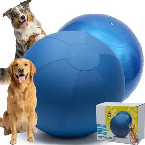 25" Large Herding Ball for Dogs, Interactive Exercise Toy for Australian Shepherds & Border Collies, Durable Outdoor Training & Play Toy.mothersdaygift