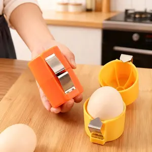 Egg Shell Separator and Peeler, Quick Egg Separation Tool, Handheld Egg Shell Remover, Ideal for Baking, Cooking, Breakfast, 3-Piece Set