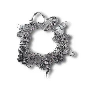 “Angle Chaos” Junk Charm Bracelet for Women - Handmade
