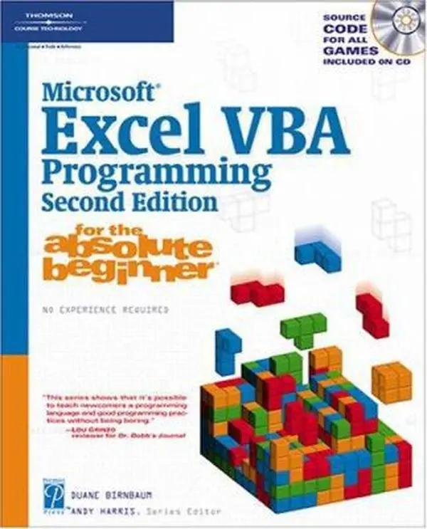 USED Book - Microsoft Excel VBA Programming for the Absolute Beginner, Second Edition by Duane Birnbaum (Paperback) - english