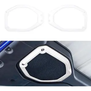 for Jeep JT Top Roof Speaker Cover Trim for Jeep Wrangler JL JLU 2018-2023 for Gladiator JT 2020-2023 Accessories Interior White 2PCS