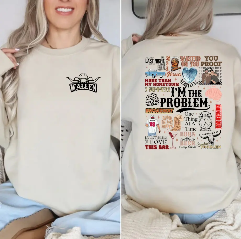 I'm The Problem Tour Shirt 2 Sides, Tour Shirt, Unisex Shirt, Sweatshirt, Hoodie, Gift For BFF