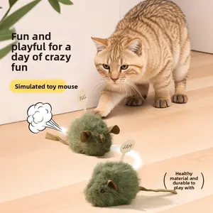 2-Pack Cat and Dog Toys - Cat Toy Mouse with Simulated Sound to Entertain Cats, Pet Supplies for Cats to Consume Energy, Bite Mouse Suitable for Indoor and Outdoor Use