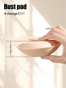 Women's multi-functional undergarment support pad, breathable, comfortable, thickened, enlarged, without restriction, gathers, casual sports pad, for shaping the chest, bra support pad, Sticky bra pads, lingerie accessory, suitable for various bras
