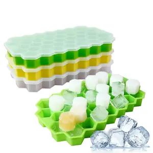 Easy Release Maker Mould Silicone Plastic Mold Ice Cube Tray