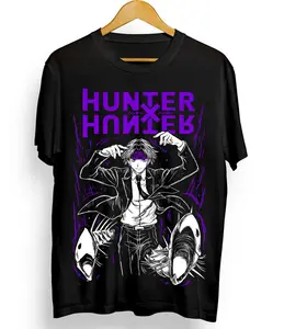 Chrollo Lucilfer Hunter x Hunter Anime T-Shirt S-5XL, HXH Graphic Tee, Japanese Manga Unisex Shirt, Otaku Streetwear Crewneck Short Sleeve for Men & Women