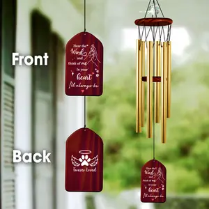 Pet Memorial Gifts for Dogs, Dog Memorial, Pet Memorial Wind Chime, Loss of a Dog Sympathy Gift, in Memory of Dogs Cats Gifts, Remembrance Bereavement Gift