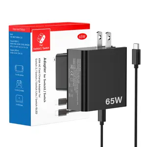 65W Fast Charger Block, Dual Port PD Wall Charger with 1 USB C and 1 USB A Port, GaN Foldable Power Adapter for MacBook, iPhone 17/16/15/14/13, iPad, Galaxy, Switch, Switch2 Steam Deck and More