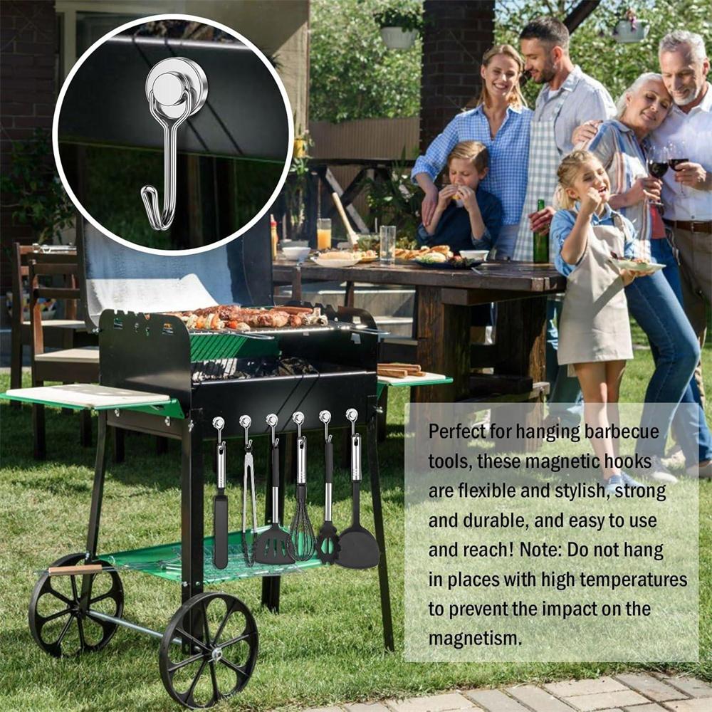 8/16 Pack Swivel Swing Magnetic Hooks 30LBS – Strong Neodymium Hooks for Cruise Cabins, Kitchen, Fridge & Other Magnetic Surfaces, Cruise Essentials 2026 Upgraded Version home essentials