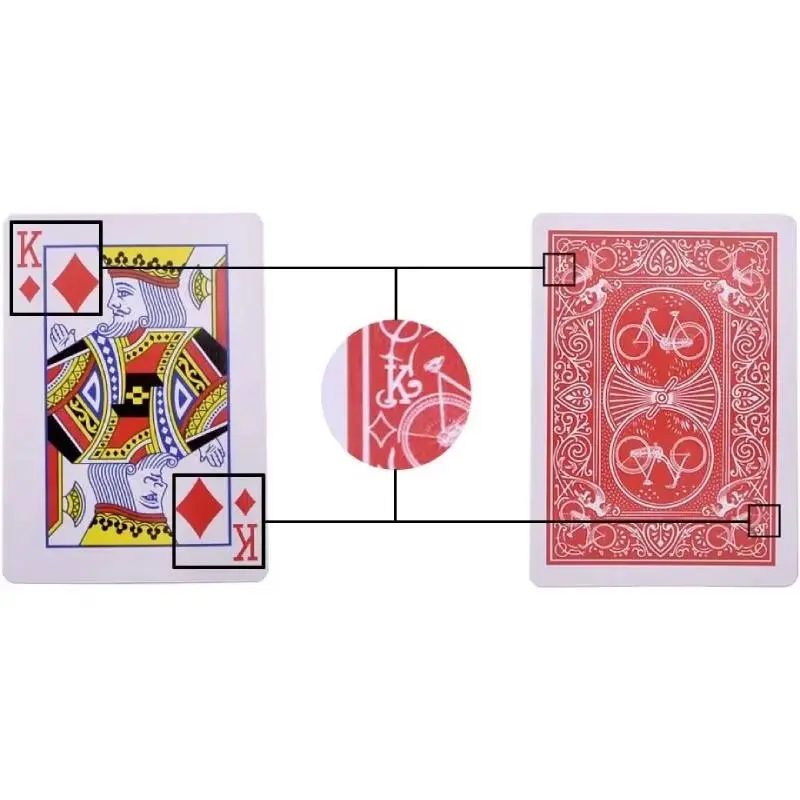 New Marked Cards Stripper Deck Playing Cards Magic Tricks Poker Easy Magic Trick Poker Close Up Magic Props Party Table Games Gift for Kid Child