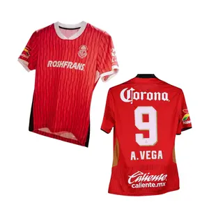 Alexis Vega #9 Deportivo Toluca Liga MX Home Jersey 2026