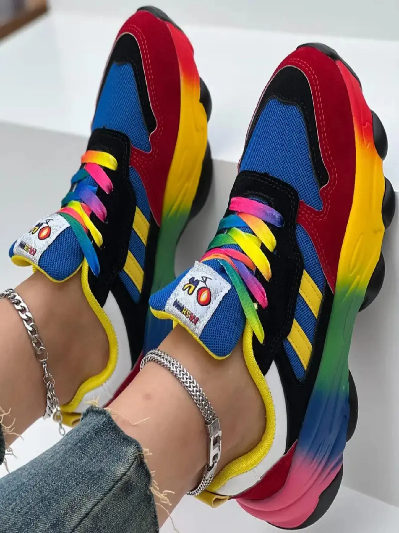 adidas colorful shoes personalised - TikTok Shop