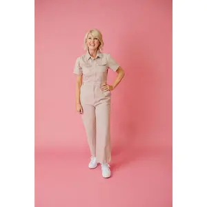 The Utility Jumpsuit in Dusty Mauve