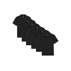 Organic Polo Shirt 6 Pack / Black