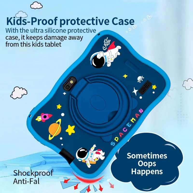 7 Inch Kids Tablet PC, Learning Entertainment Tablet, Quad Core