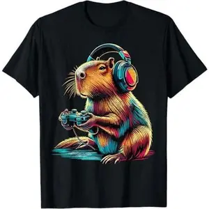 Capybara Funny Video Games Capybara T-Shirt