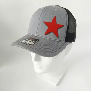 TEXACO 1901-1907 Original Star Logo Leather Patch Hat, Richardson 112 Trucker Cap With Premium Printed Leather Patch, Vintage Oil Company Snapback Baseball Cap For Men Women, Unique Gift For Dad Husband Friends