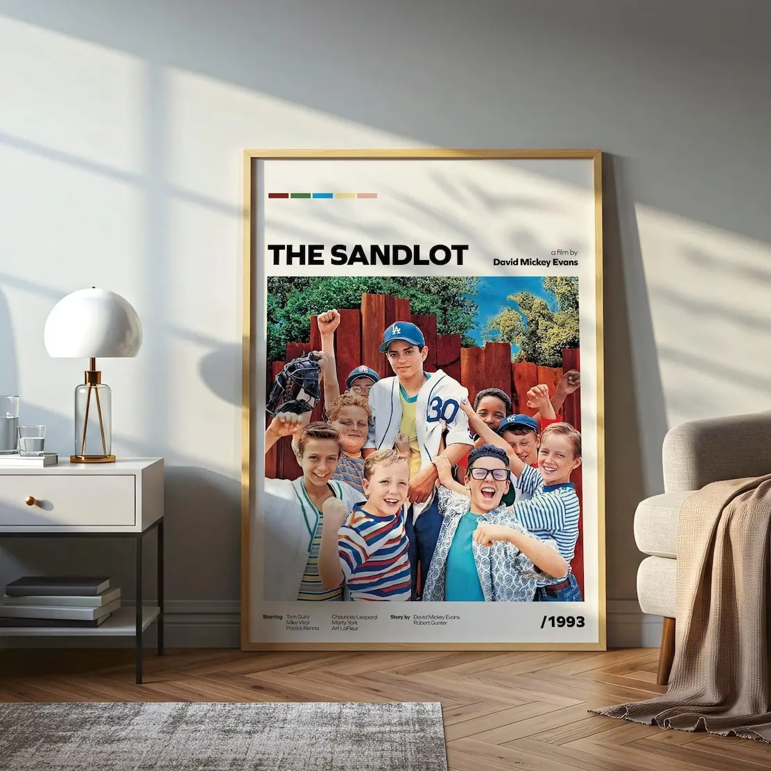 The Sandlot Poster | 90s Kids Sports Classic Movie – Baseball Nostalgia Cinema Wall Art