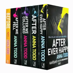 The Complete After Series Collection 5 Books Box Set by Anna Todd (After Ever Happy, After, After We Collided, After We Fell, Before) Paperback