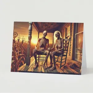 Horror Valentine's Day Card Set of 5 - Growing Old Together Through Every Decay valentines  day