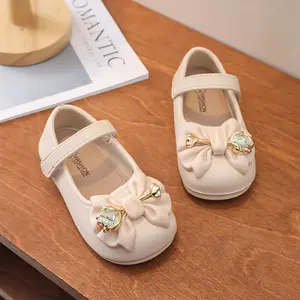 Children's Loafers for Girls Spring and Autumn 2026 Non-Slip Soft Sole Baby Princess Shoes