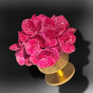 Cabinet Knobs, Handpainted Multicolor Handmade Floral Designs for Door Handles Wardrobe Kitchen or Make Up Cabinets Drawer Dresser Cupboard Pulls