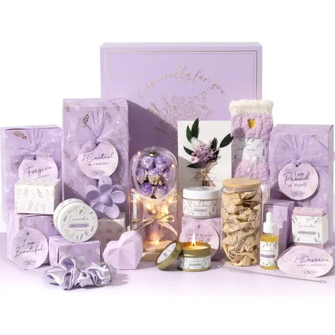 MAYICIVO Women's 10-PCS Adult Self Care Bundle Box - Festive Party Basket with Glass Dome, Preserved Roses, 16oz Cup, Trendy Items, 10-day Fun Tasks Cards for Mom, Daughter, Gifts for Adulting Women, Anniversary, Ceremony, Birthday-Ready Spa Surprise