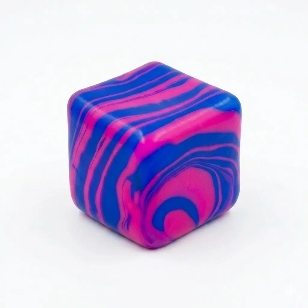 Fidget Toys Squishy Stress Cube, Stress Relief Fidgeting, Stress Balls for Kids Adults Stress Relief, Ice Squishy Cube Sugar Balls, Sensory Toys for Kids with Autism, Fidgets for Classroom Prize Toys, for Anxiety Stress Relief ADHD dumpling butter