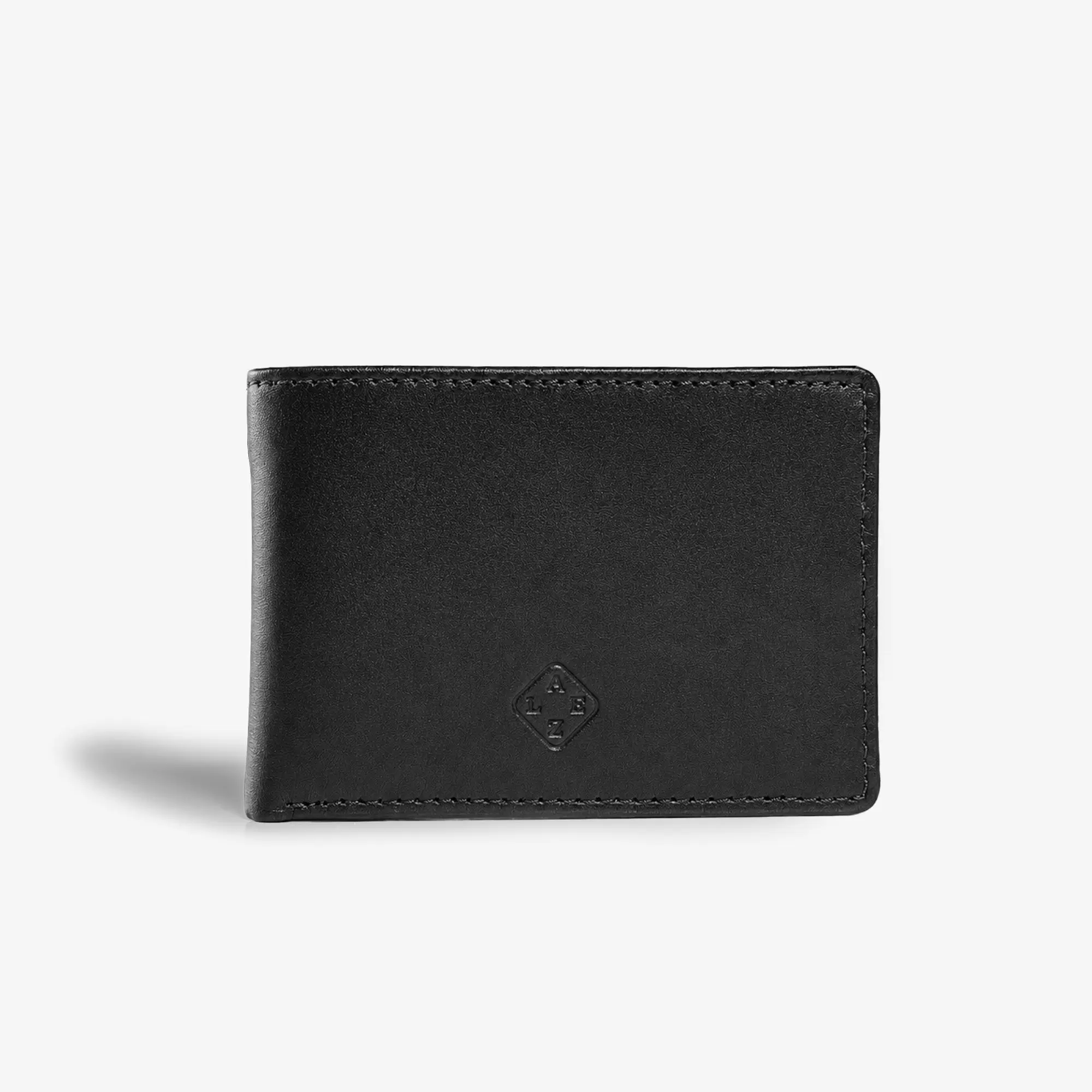 Slim RFID Leather Bifold Cash Wallet Black
