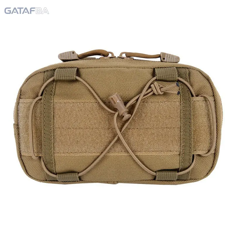 Tactical Camo Waist Pack with Molle System - Durable 600D Waterproof Bag for Outdoor Hiking and Camping, Durable Outdoor Hiking